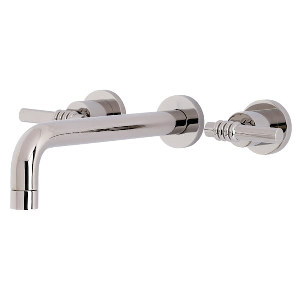 Roman Tub Faucet, Polished Nickel, Wall Mount